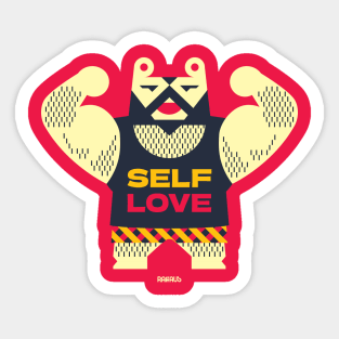 Self Love Bear Sticker